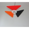 Geometryczna lampa do salonu.